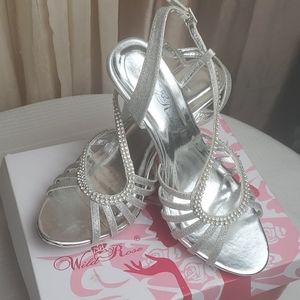 Silver heels